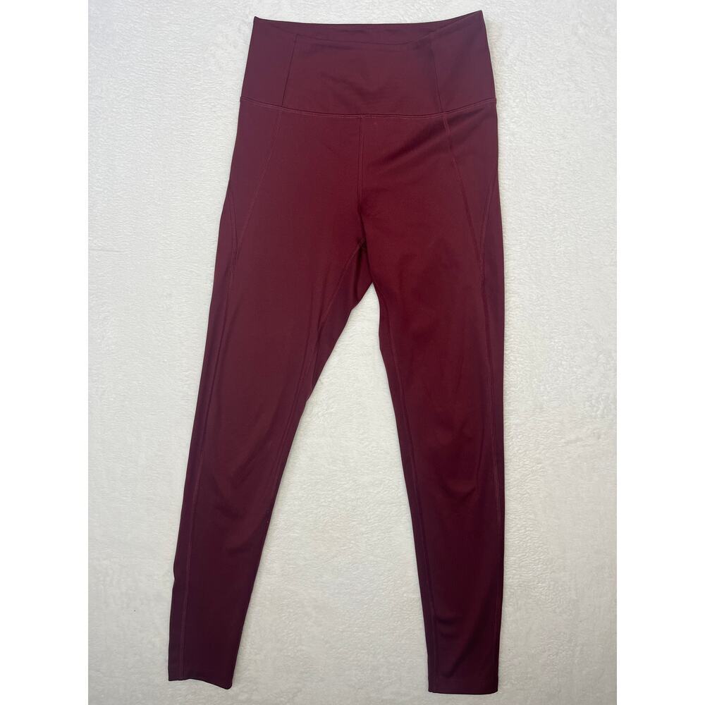 Girlfriend Collective Plum Compressive Leggings sz M Activewear Lounge Yoga - Picture 2 of 8